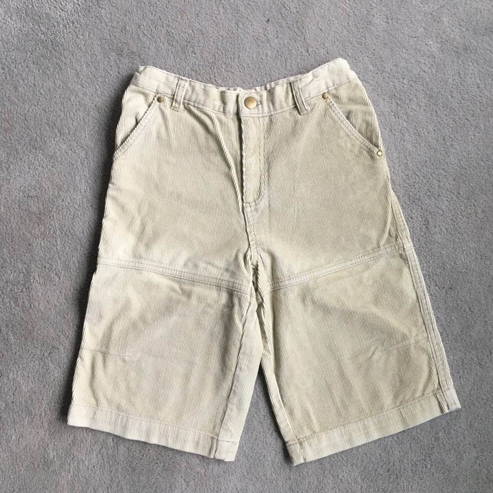Light Green Garnet Hill Corduroy Shorts